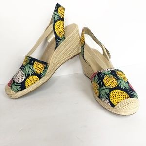 anne klein abril espadrille wedge sandal